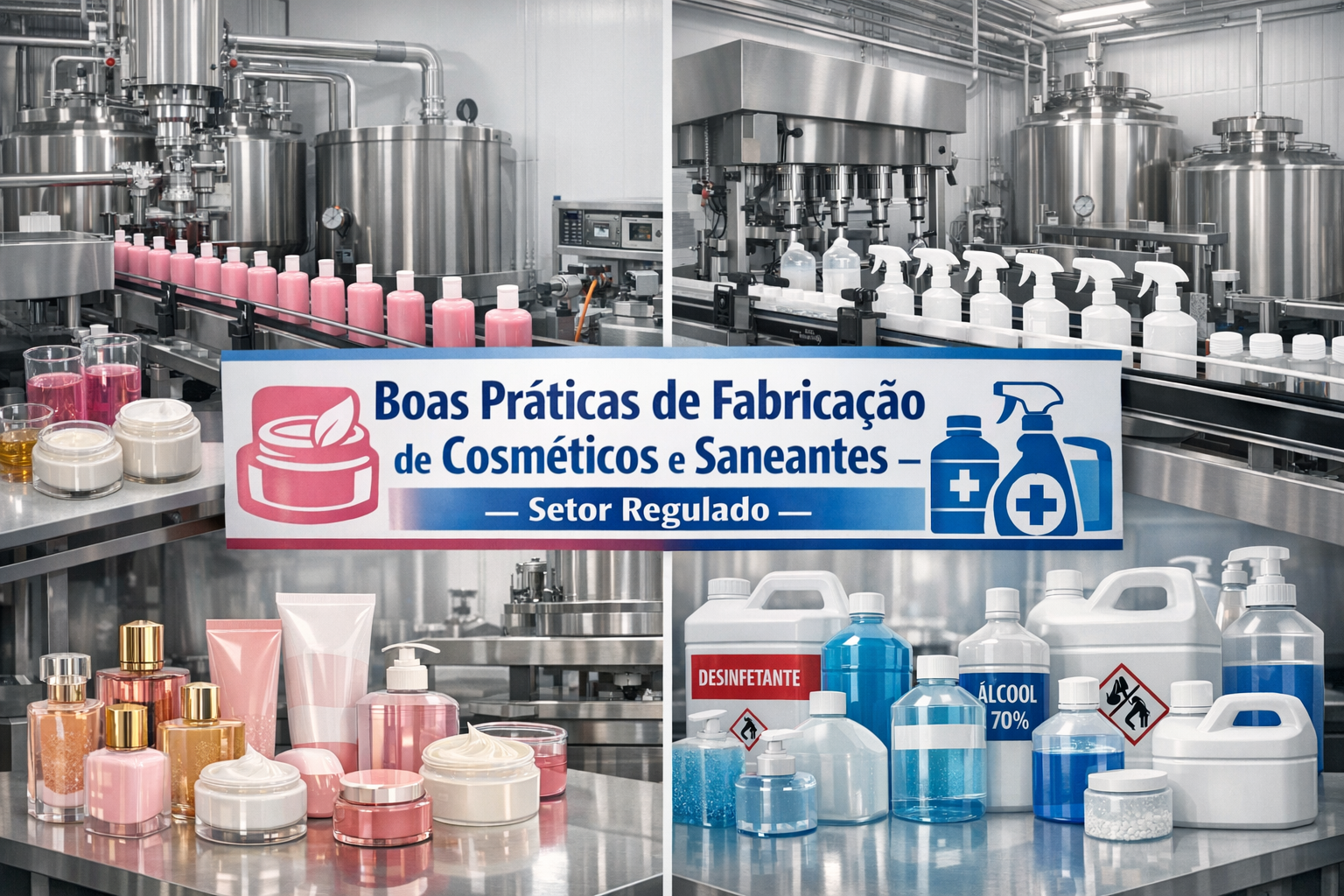 Boas Práticas de Fabricação de Cosméticos e Saneantes - Setor Regulado